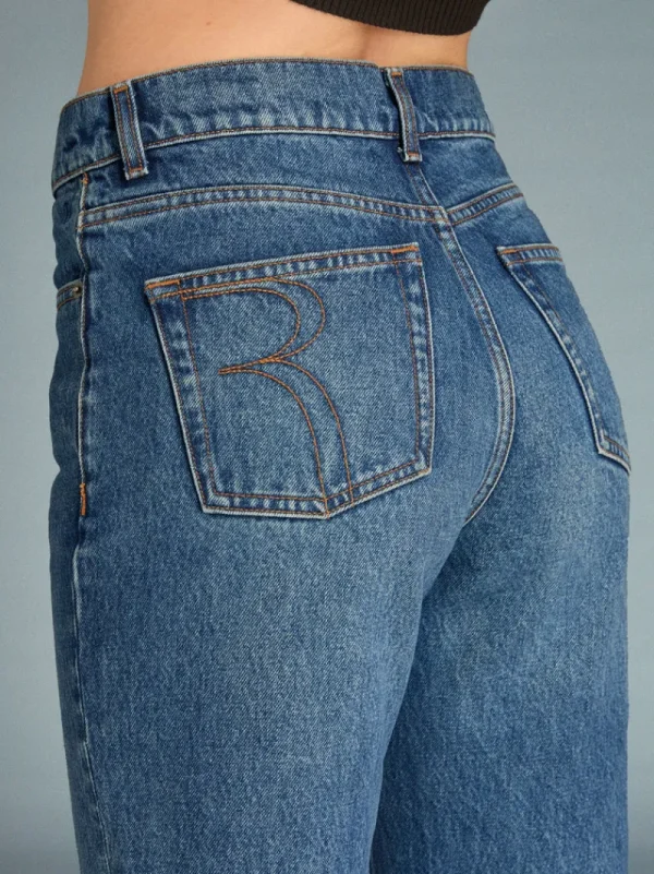 Denim | Straight-leg Jeans<Rouje ABBESSES Jeans DENIM INDIGOORIGINAL