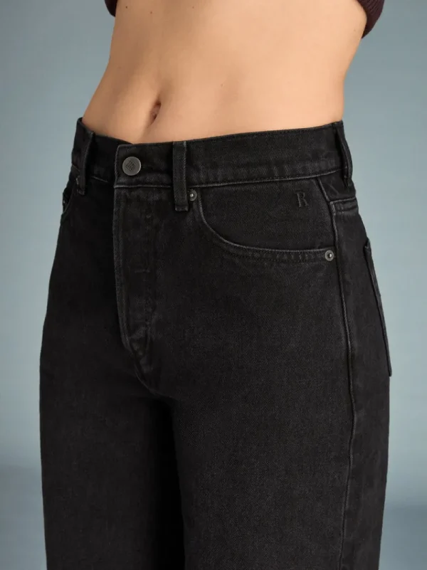 Denim | Straight-leg Jeans<Rouje ABBESSES Jeans DENIM NOIRSTONESIMPLE