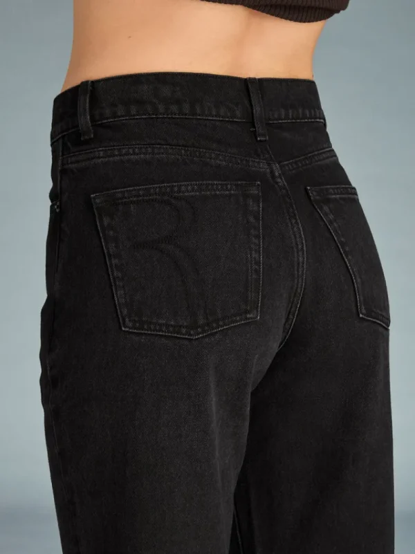 Denim | Straight-leg Jeans<Rouje ABBESSES Jeans DENIM NOIRSTONESIMPLE