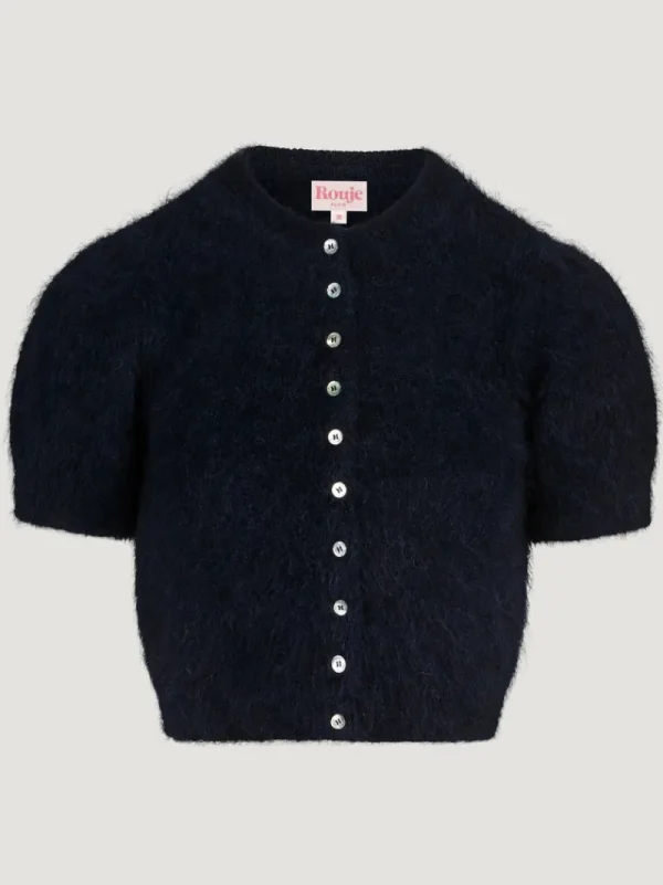 Knits<Rouje ABELINA cardigan Uni Marine