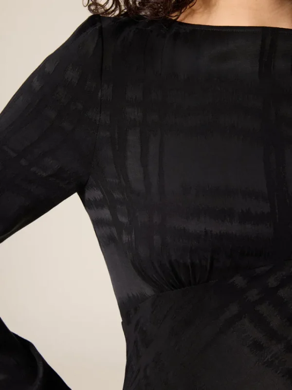 Dresses<Rouje ABIA dress Black Jacquard