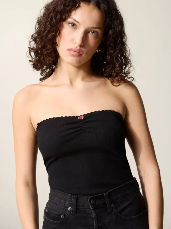 Tops<Rouje ALEXA Tank top Uni Noir
