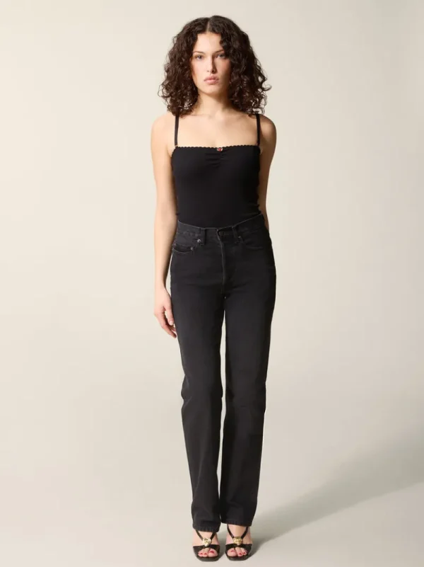 Tops<Rouje ALEXA Tank top Uni Noir