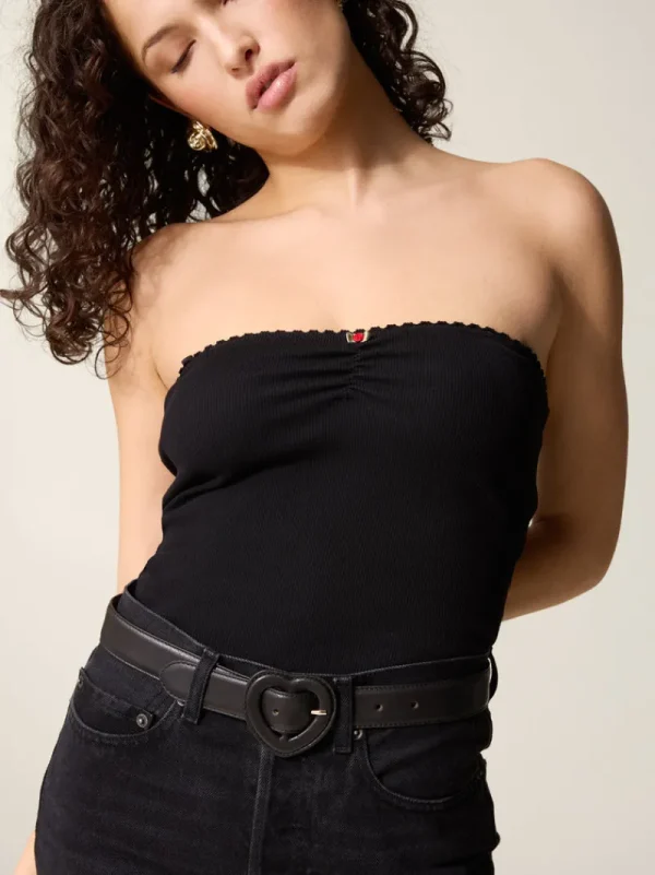 Tops<Rouje ALEXA Tank top Uni Noir
