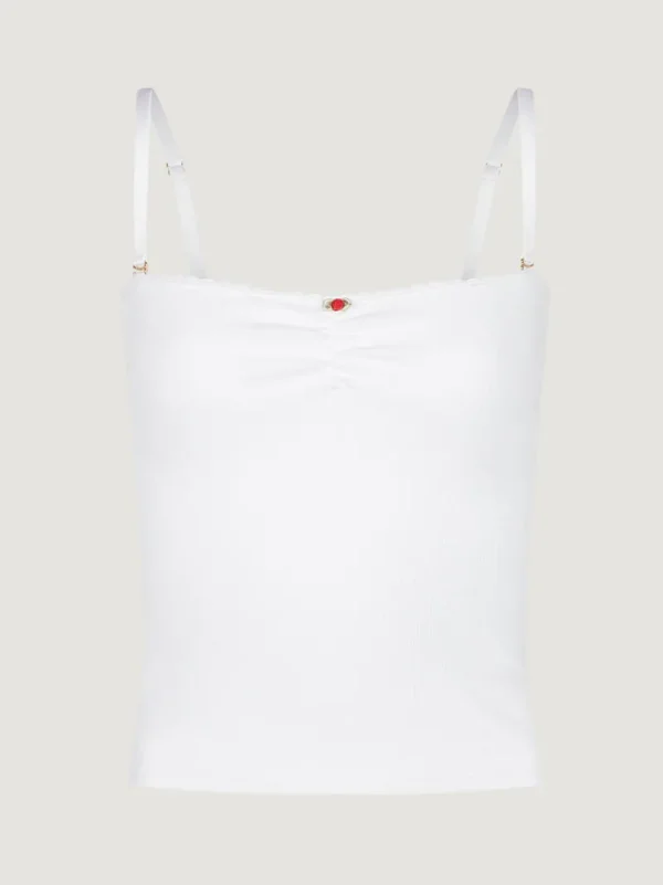Tops<Rouje ALEXA Tank top Uni Blanc