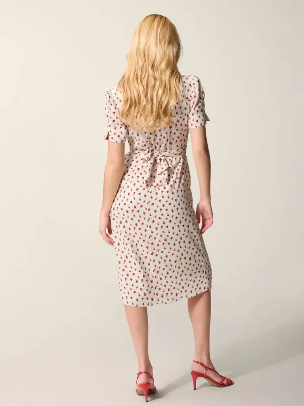 Dresses<Rouje ANAIS dress FLEURETTESAUVAGE ECRU
