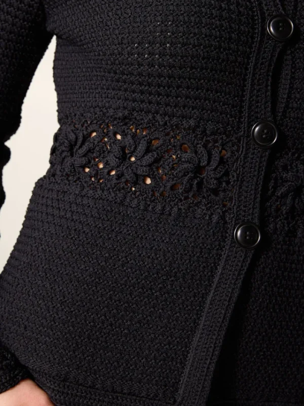 Knits<Rouje ANGELIA cardigan Uni Noir
