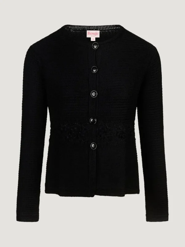 Knits<Rouje ANGELIA cardigan Uni Noir