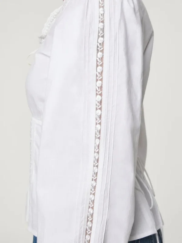 Tops<Rouje ANNETTE shirt Uni Blanc