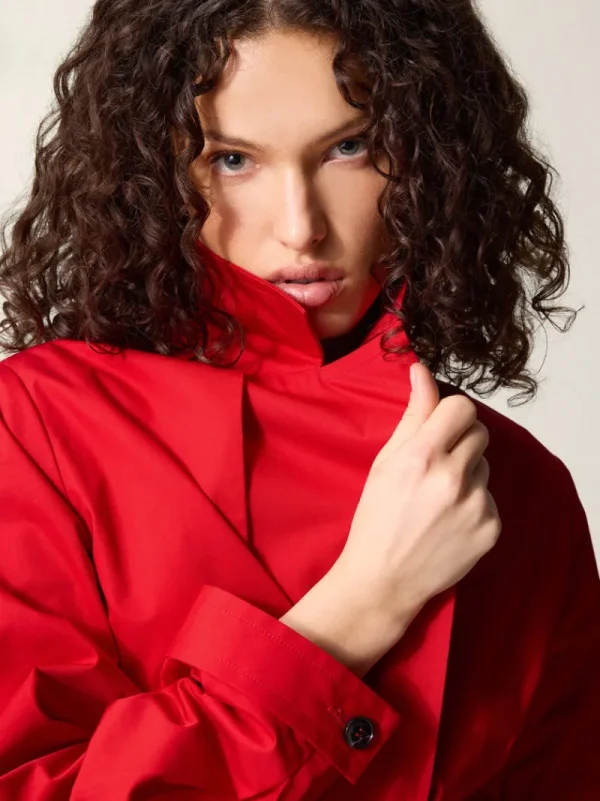 Jackets & Coats<Rouje ARCHIBALD trench coat Uni Rouge