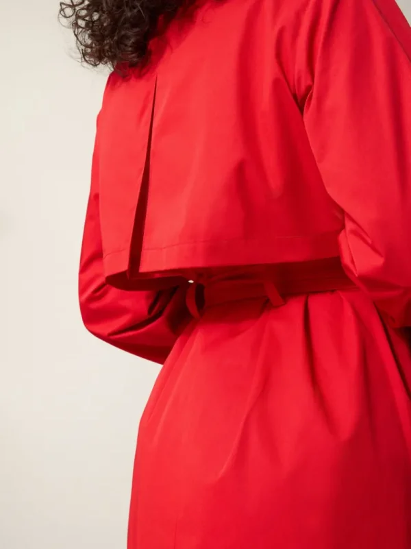 Jackets & Coats<Rouje ARCHIBALD trench coat Uni Rouge
