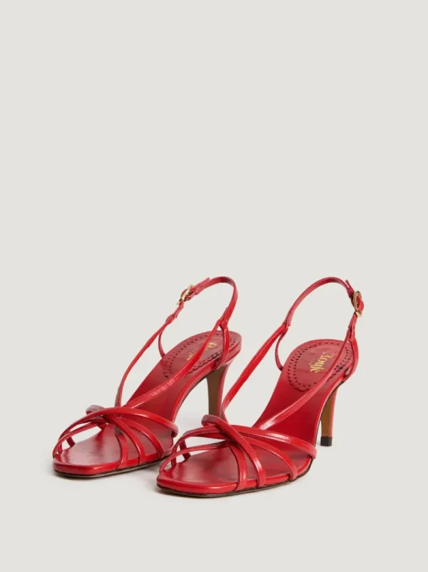 Shoes<Rouje ARLESIENNE sandals UNI VERMILLON