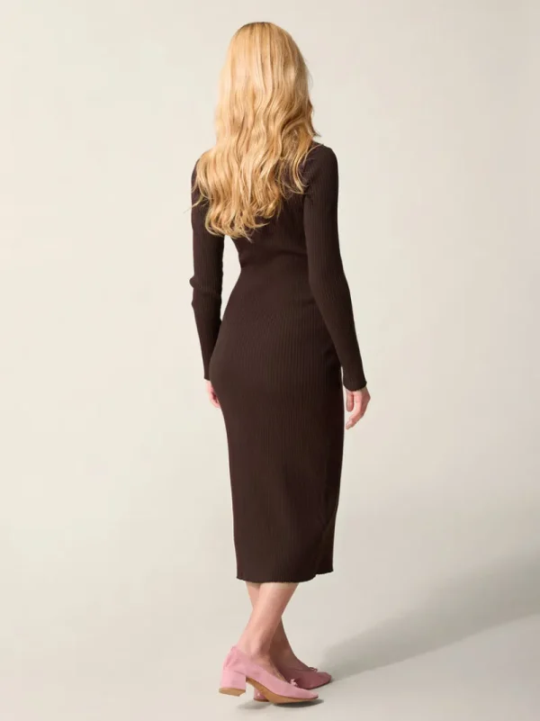 Dresses | Knits<Rouje AURE dress Uni Marron