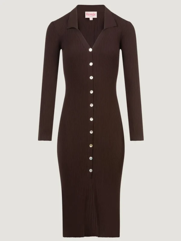 Dresses | Knits<Rouje AURE dress Uni Marron