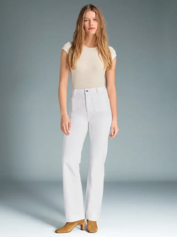 Denim | Flare Jeans<Rouje BELLEVILLE Jeans Uni Blanc