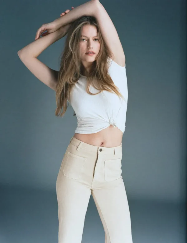 Denim | Flare Jeans<Rouje BELLEVILLE Jeans Uni Crème