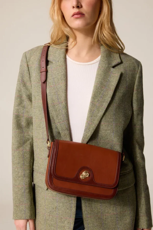 Bags<Rouje BISTROT bag Cuir Bi Marron