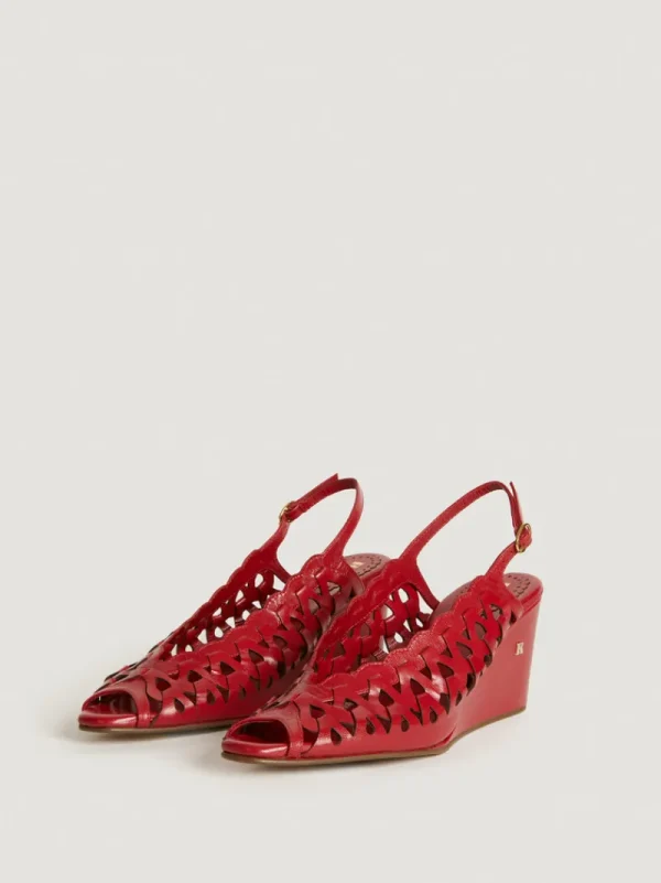 Shoes<Rouje BORDELAISE Sandals Cuir Rouge