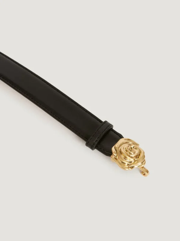 Belts<Rouje BOUQUET belt Cuir Noir