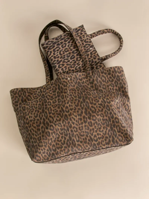 Bags<Rouje CABAS bag Croute Léopard