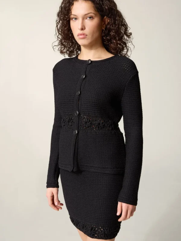 Skirts<Rouje CALYPSO skirt Uni Noir
