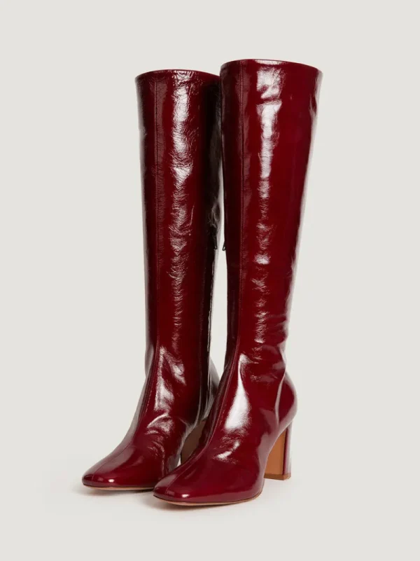 Shoes<Rouje CARLA boots Vernis Bordeaux