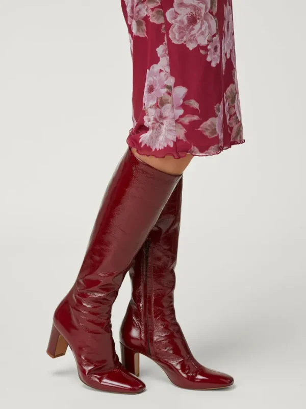 Shoes<Rouje CARLA boots Vernis Bordeaux