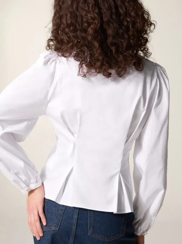 Tops<Rouje CLAUDINE shirt Uni Blanc