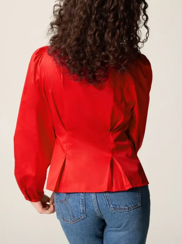 Tops<Rouje CLAUDINE shirt Uni Rouge