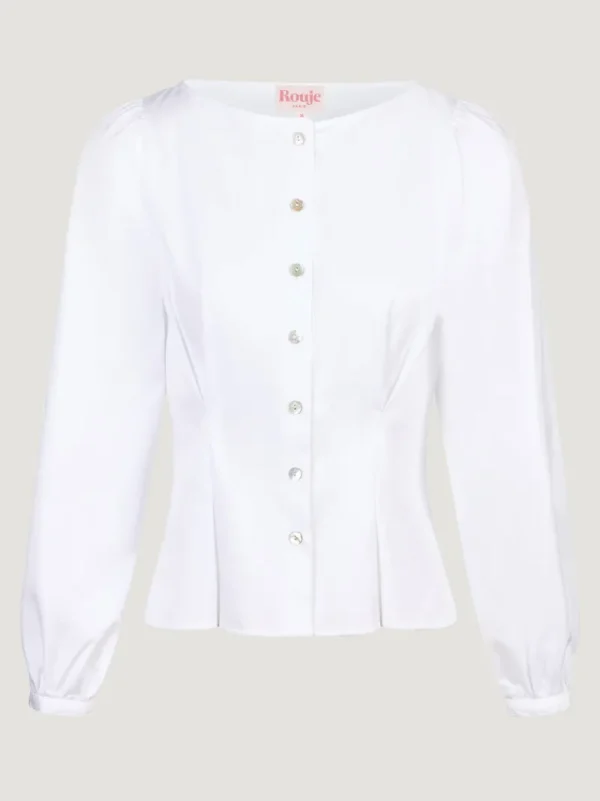 Tops<Rouje CLAUDINE shirt Uni Blanc