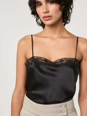 Tops<Rouje DELOULA top Uni Noir