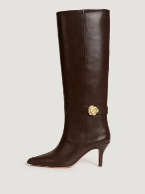 Shoes<Rouje DRAMA boots Cuir Chocolat