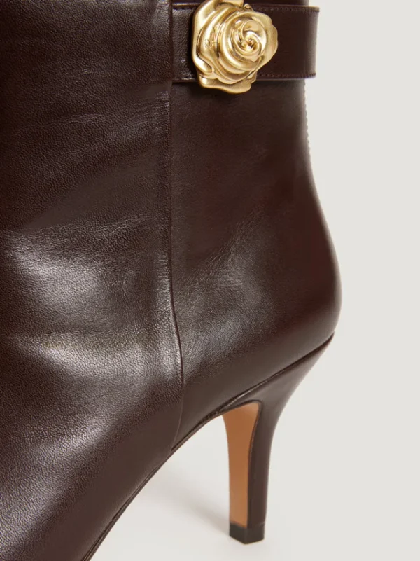 Shoes<Rouje DRAMA boots Cuir Chocolat