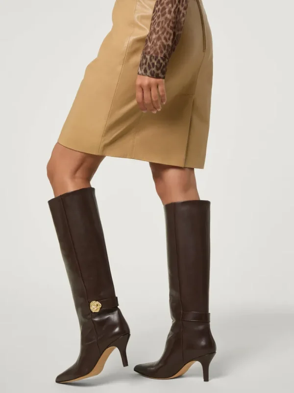 Shoes<Rouje DRAMA boots Cuir Chocolat