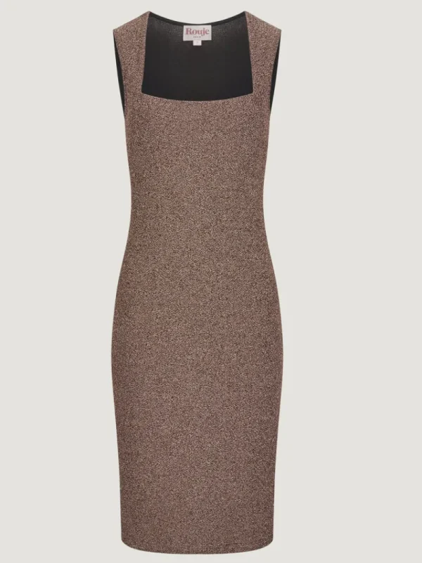 Dresses<Rouje ELNA dress Lurex Doré