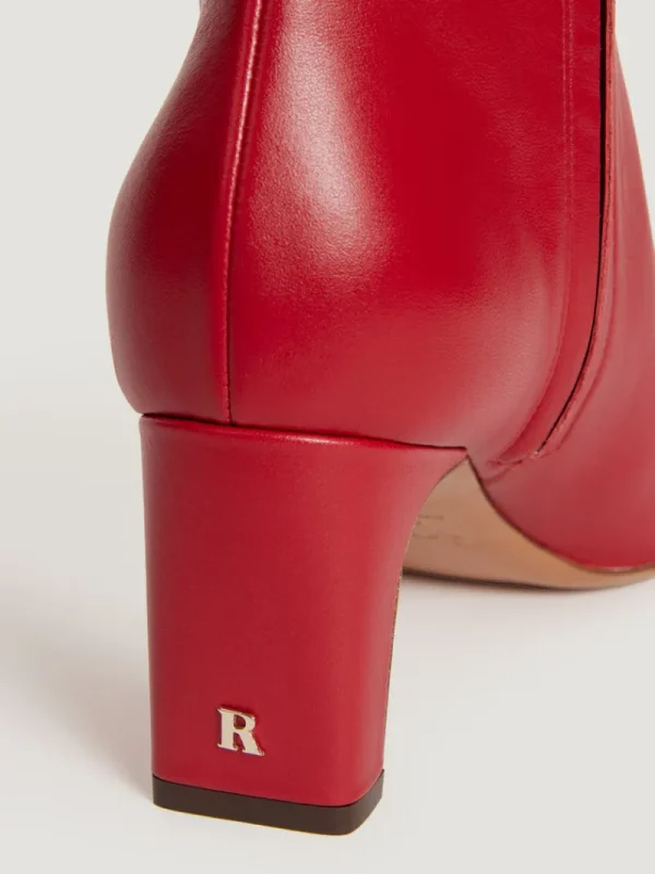 Shoes<Rouje ELSA ankle boots Cuir Rouge