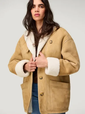 Jackets & Coats<Rouje FERDINAND coat Uni Wisky