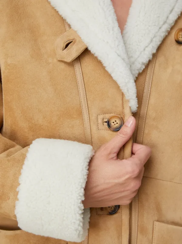 Jackets & Coats<Rouje FERDINAND coat Uni Wisky