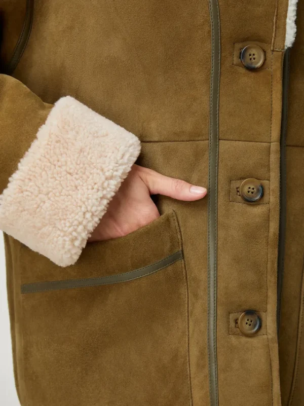 Jackets & Coats<Rouje FERDINAND coat Uni Kaki