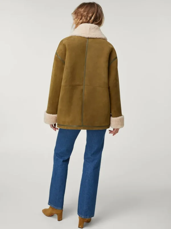 Jackets & Coats<Rouje FERDINAND coat Uni Kaki