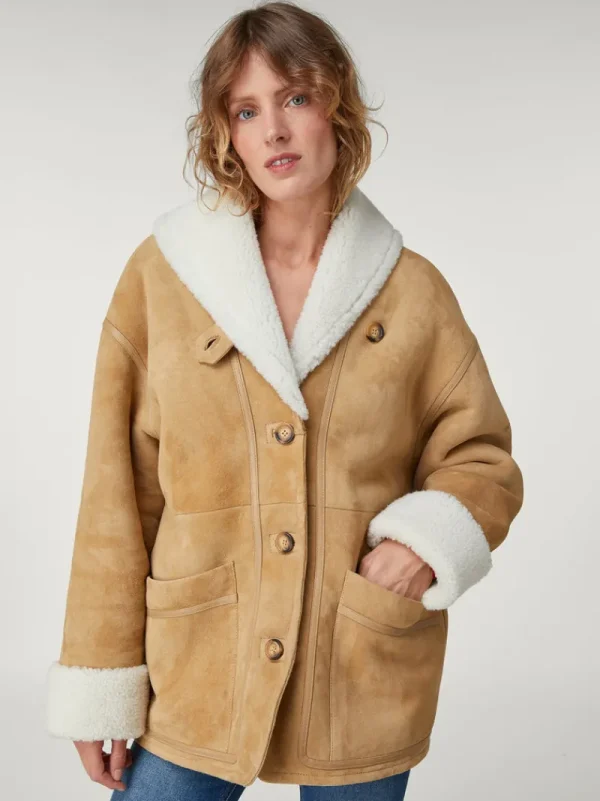 Jackets & Coats<Rouje FERDINAND coat Uni Wisky