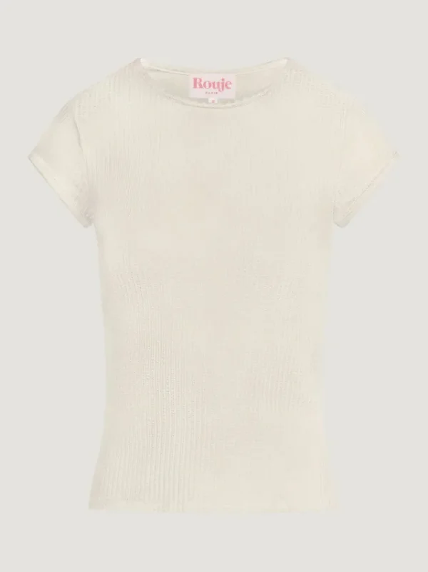 Tops<Rouje FERGUS T-Shirt COTES ECRU