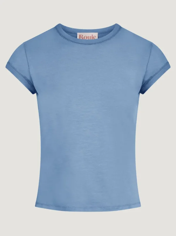 Tops<Rouje FERGUS T-Shirt Uni Bleu