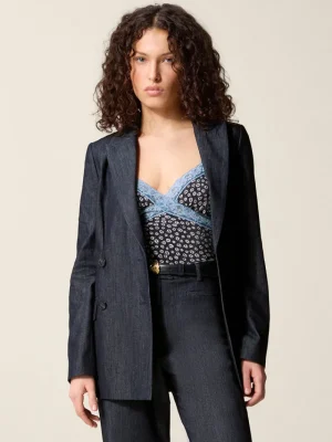 Jackets & Coats<Rouje FLAVIEN jacket DENIM INDIGO