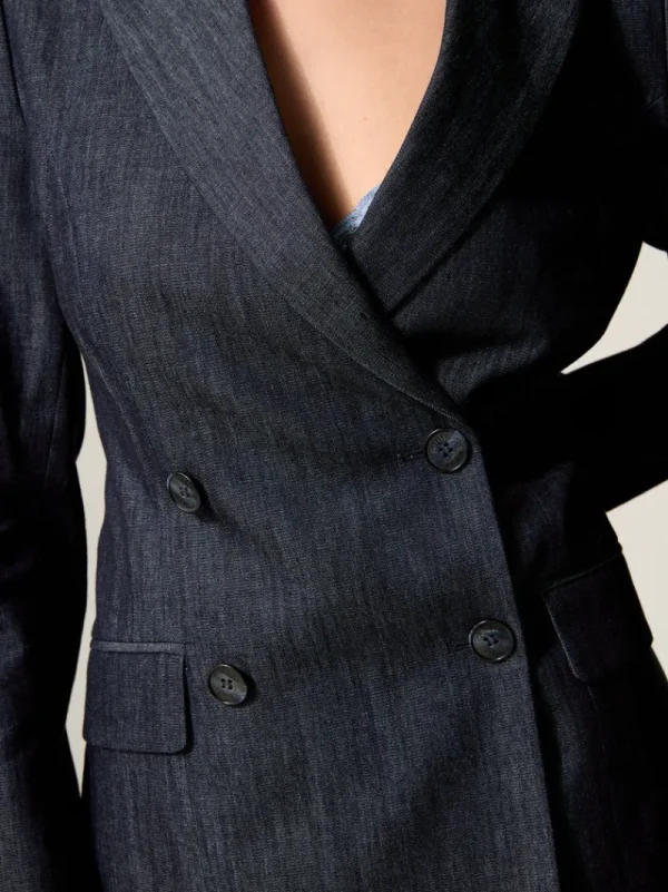 Jackets & Coats<Rouje FLAVIEN jacket DENIM INDIGO