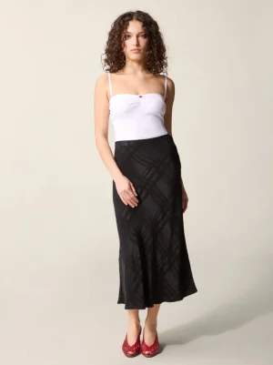 Skirts<Rouje FLORINE skirt Black Jacquard