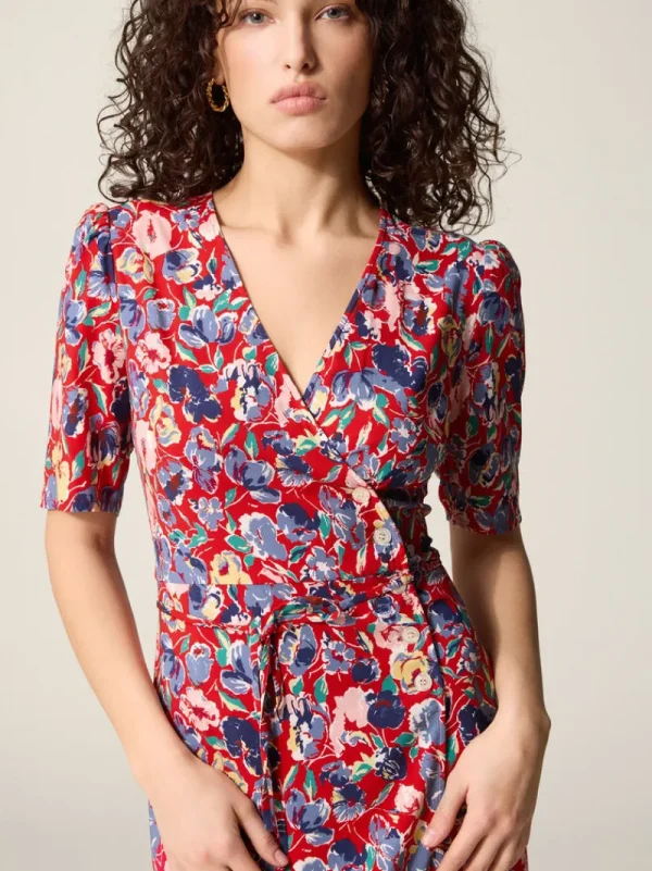 Dresses<Rouje GABIN dress FLORALGARDEN ROUGE