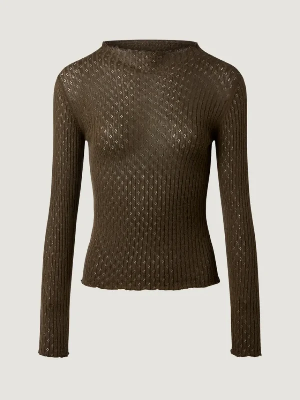 Knits<Rouje GALINA sweater Uni Kaki