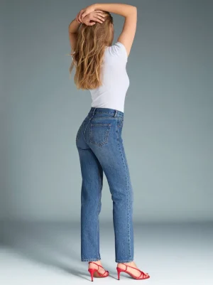 Denim | Straight-leg Jeans<Rouje GERMAIN Jeans Uni Indigo Double Stone