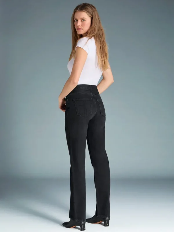 Denim | Straight-leg Jeans<Rouje GERMAIN Jeans Uni Black Stone Simple